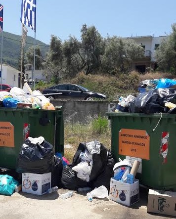 Διαμαρτυρία για επιλεκτική αποκομιδή των σκουπιδιών