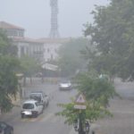 Ισχυρή καταιγίδα στην πόλη της Λευκάδας τώρα