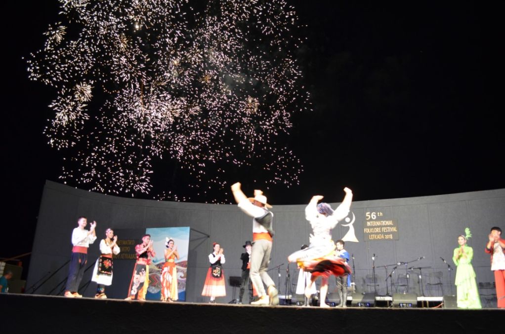 Λήξη του 56ου Διεθνούς Φεστιβάλ Φολκλόρ της Λευκάδας