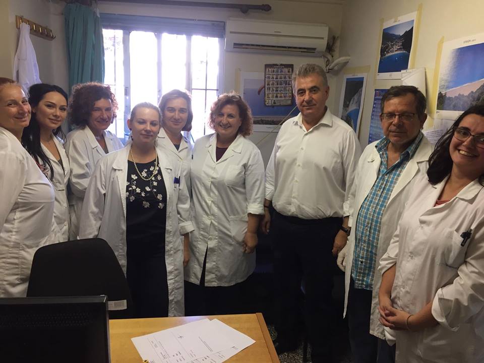 Επίσκεψη του βουλευτή στο Νοσοκομείο Λευκάδας