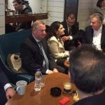 Η υποψήφια περιφερειάρχης Ρόδη Κράτσα στη Λευκάδα
