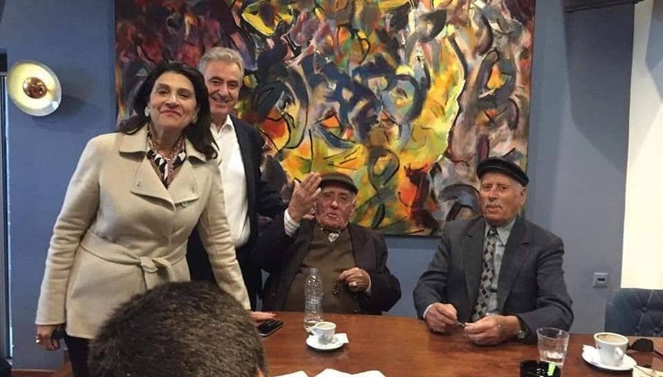 Η υποψήφια περιφερειάρχης Ρόδη Κράτσα στη Λευκάδα