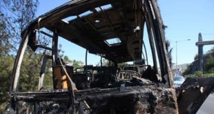 Κάηκε ολοσχερώς λεωφορείο του ΚΤΕΛ
