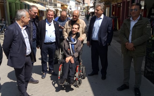 Περιοδεία του Στέλιου Κυμπουρόπουλου στη Λευκάδα