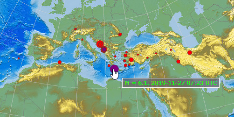 Ισχυρός σεισμός 6,1 ανάμεσα Κύθηρα Κρήτη, ταρακουνά και την Αθήνα