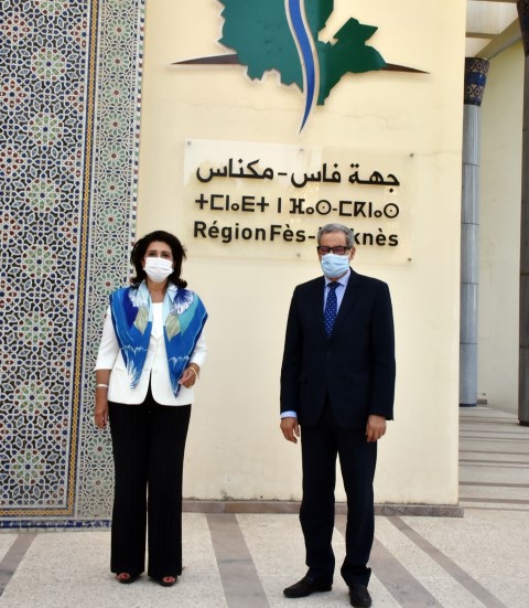 Επίσκεψη της Περιφερειάρχη Ι.Ν. στο Μαρόκο