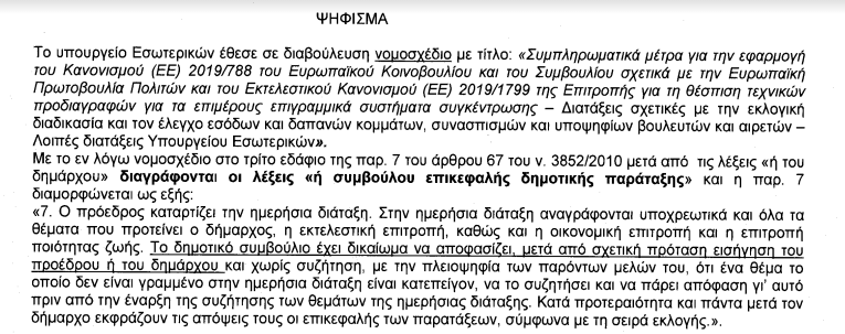 Ψήφισμα του Δημοτικού Συμβουλίου Δήμου Λευκάδας