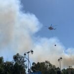 Συμβαίνει τώρα: Πυρκαγιά στην παλιά χωματερή της Λευκάδας