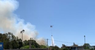 Συμβαίνει τώρα: Πυρκαγιά στην παλιά χωματερή της Λευκάδας