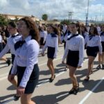 Η μαθητική παρέλαση στην πόλη της Λευκάδας Η μεγάλη μαθητική παρέλαση στην πόλη της Λευκάδας